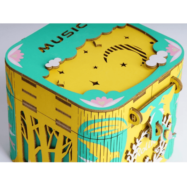 DIY Dancing Ballerina Music Box/Wooden Model Kit - Image 2
