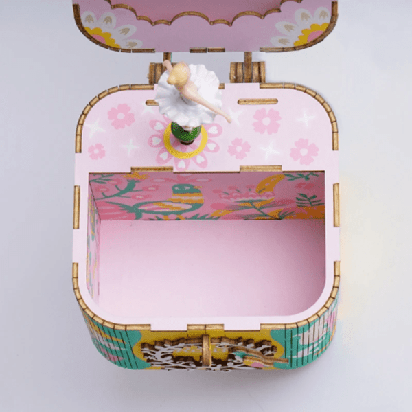 DIY Dancing Ballerina Music Box/Wooden Model Kit - Image 5