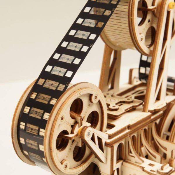 DIY Film Projector/Vitascope Mechanical Wooden Model Kit - Image 3