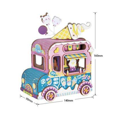 DIY Ice Cream Van Music Box/Wooden Model Kit