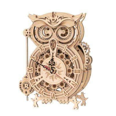 DIY OWl Clock/Mechanical Wooden Model Kit