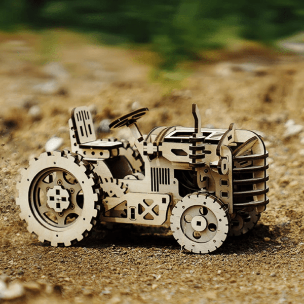 DIY Tractor/Mechanical Wooden Model Kit - Image 3