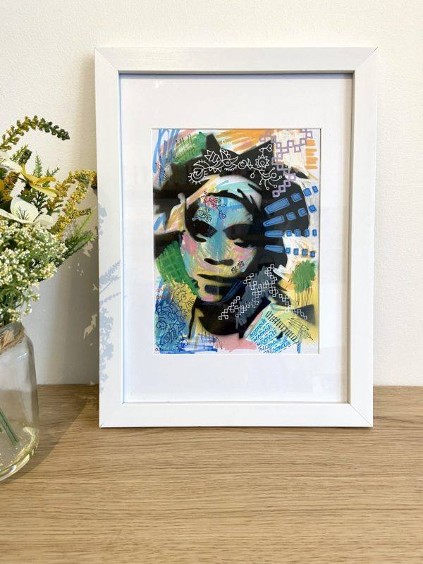 Framed Original Art- Jean-Michel Basquiat - Image 2