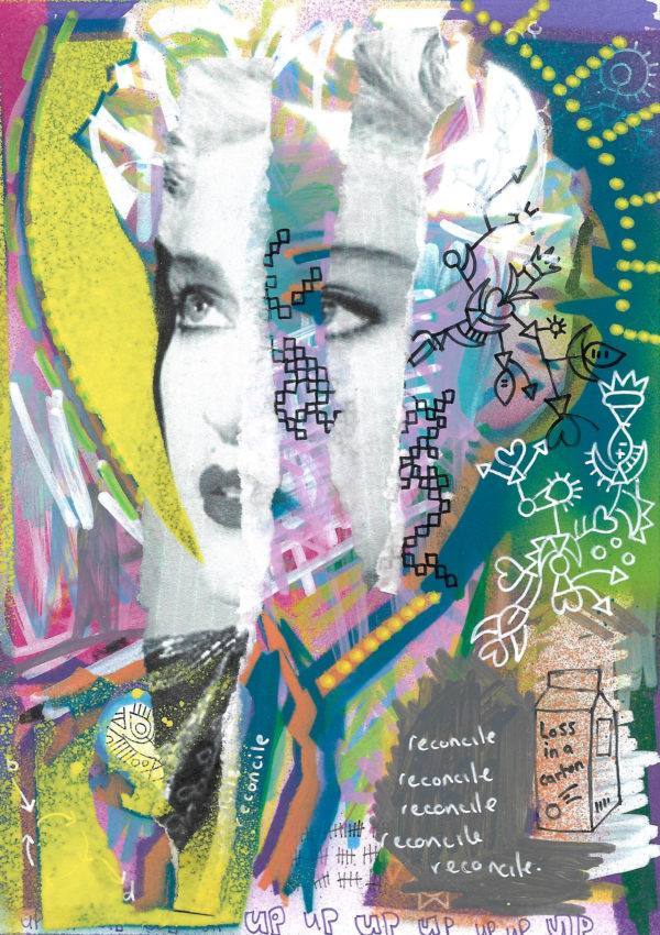 Framed Original Art- Madonna