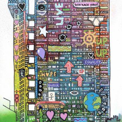 A4 Fine Art Print, Local London Landmark: Trellick Tower