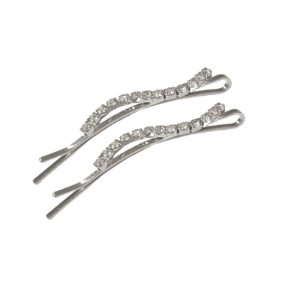 S Shape Rhinestone Hair Clips