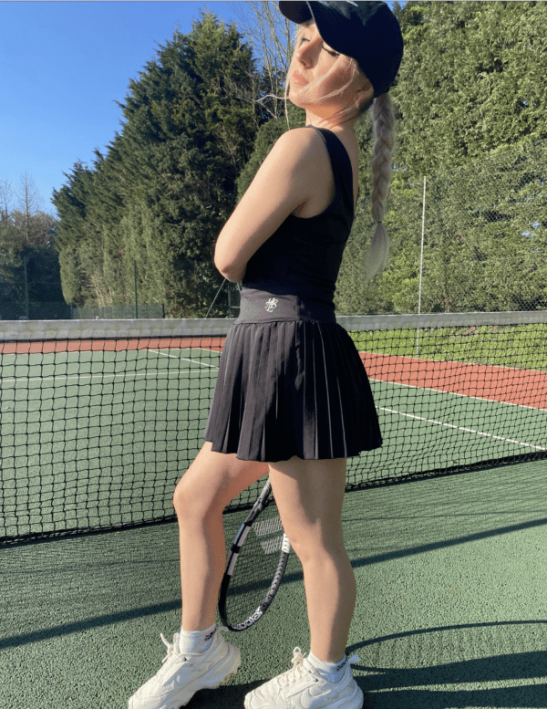 Black tennis skirt