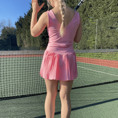 PINK tennis skirt