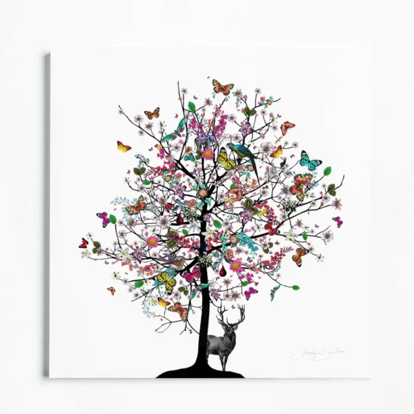 BLEIKUR STAG TREE - ART PRINT