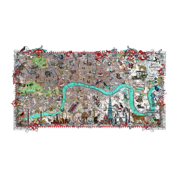 LUNDUNAR KORT - SHARD GLER NAL - ART PRINT