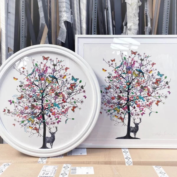 BLEIKUR STAG TREE - ART PRINT - Image 4